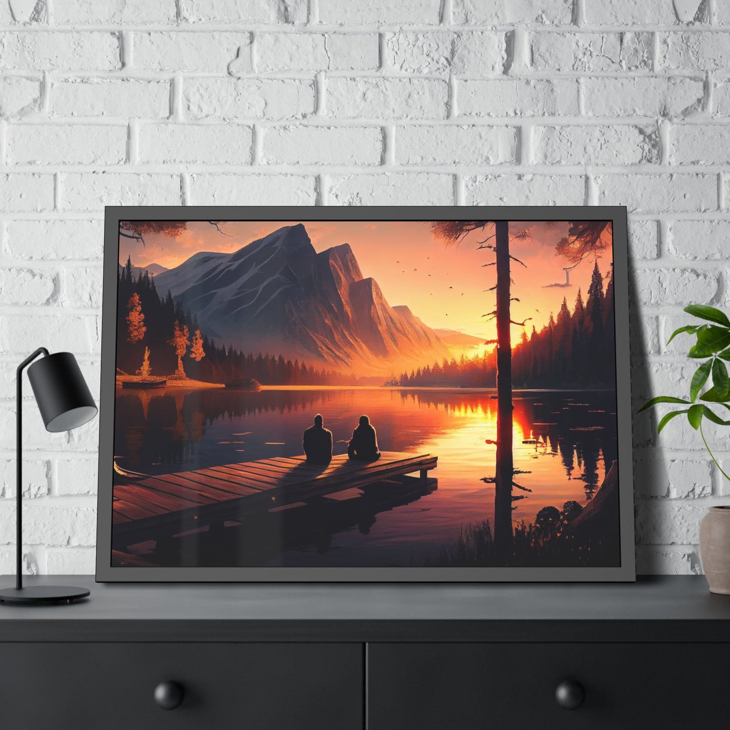Escape to Nature: Canvas Print of a Relaxing Forest Retreat