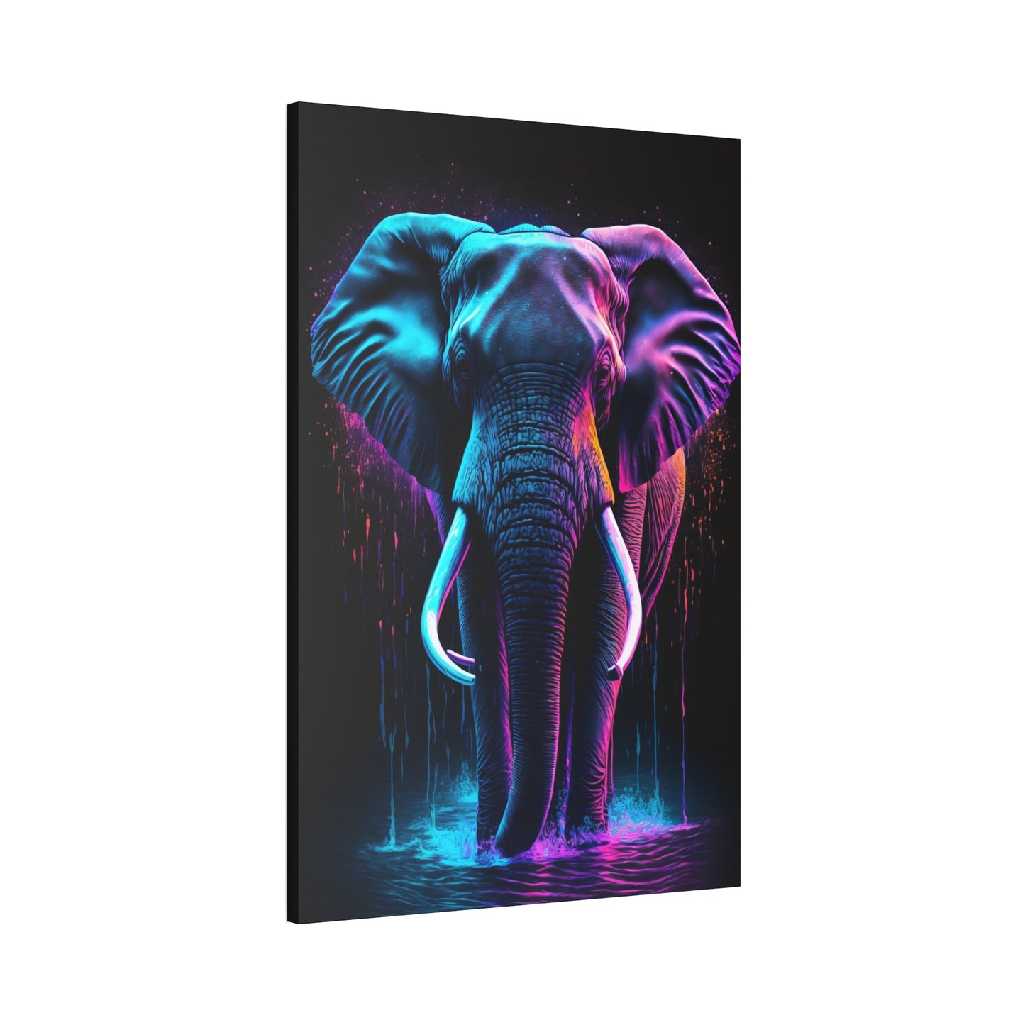 Elephant Elegance: Natural Canvas Wall Art for the Home