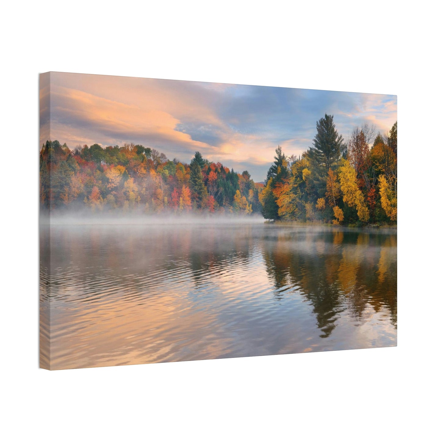 Seasonal Splendor: A Stunning Print on Canvas and Framed Canvas to Celebrate the Colors of Fall