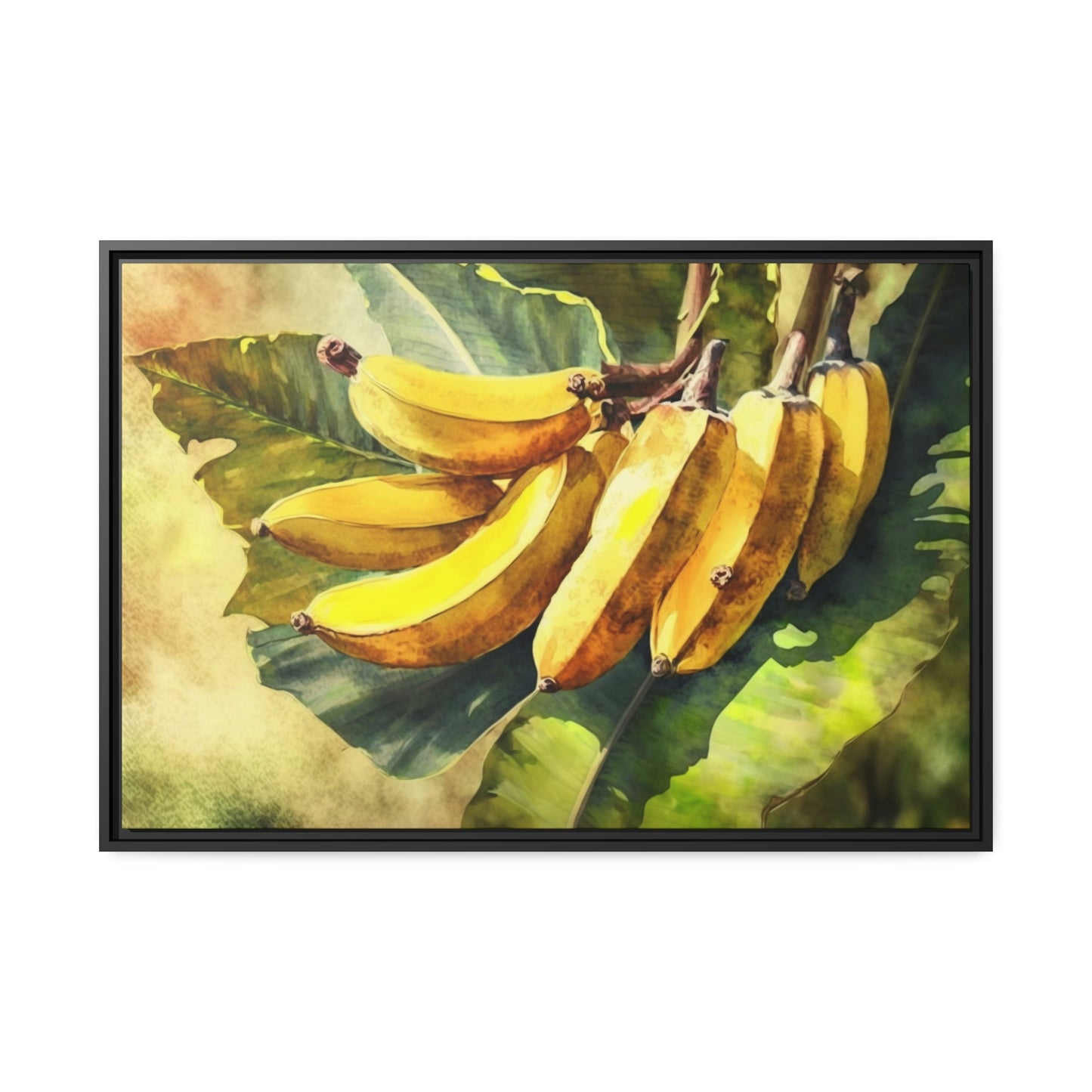 Tropical Oasis: Framed Canvas & Posters of Serene Banana Trees