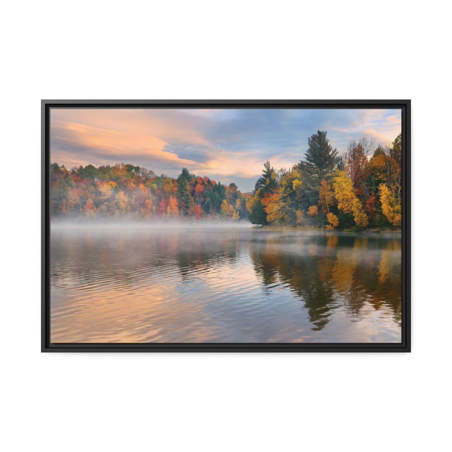 Seasonal Splendor: A Stunning Print on Canvas and Framed Canvas to Celebrate the Colors of Fall