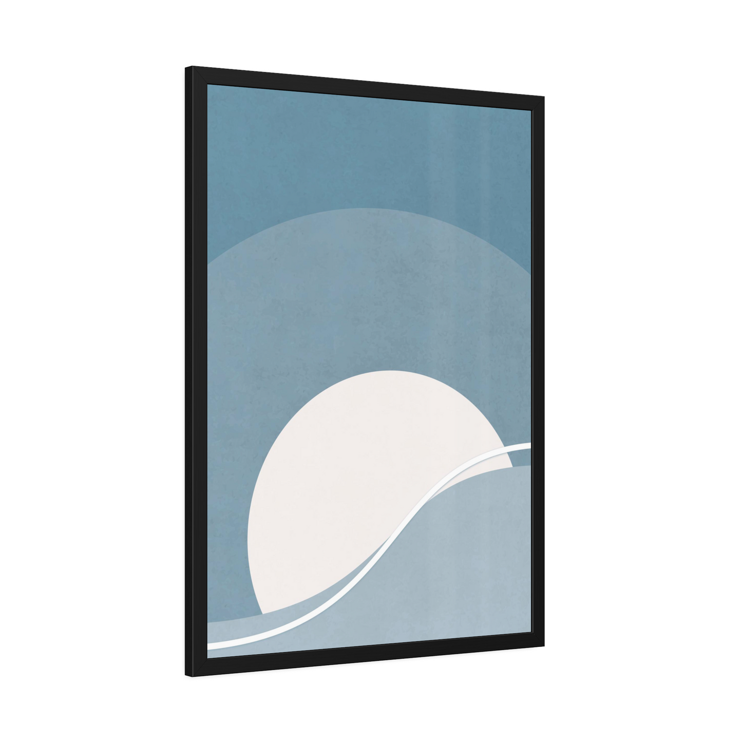 Refined Minimalism: Abstract Prints on Natural Canvas for a Tasteful Wall Decor