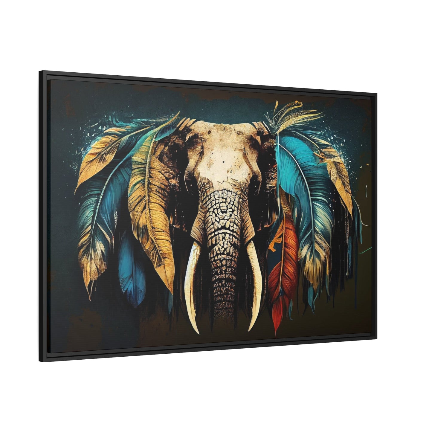 Gentle Giant: High-Quality Canvas Print of an Elephant's Serenity