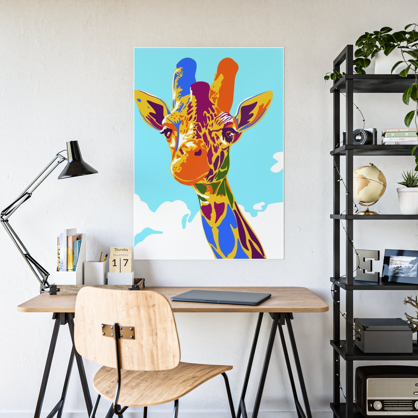 Gentle Giant: Canvas & Poster Art of a Giraffe in All its Glory