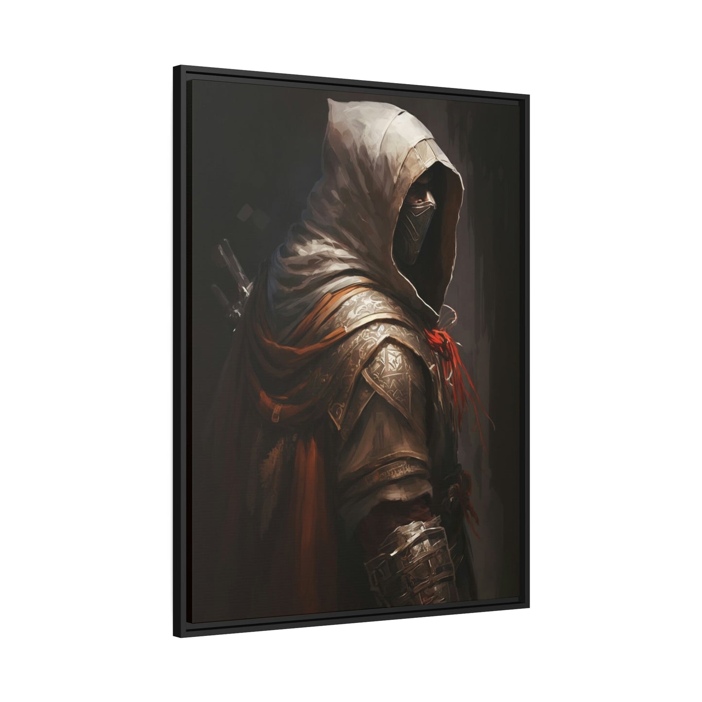 Artistic Interpretation of Assassin's Creed: Print on Canvas for Fans