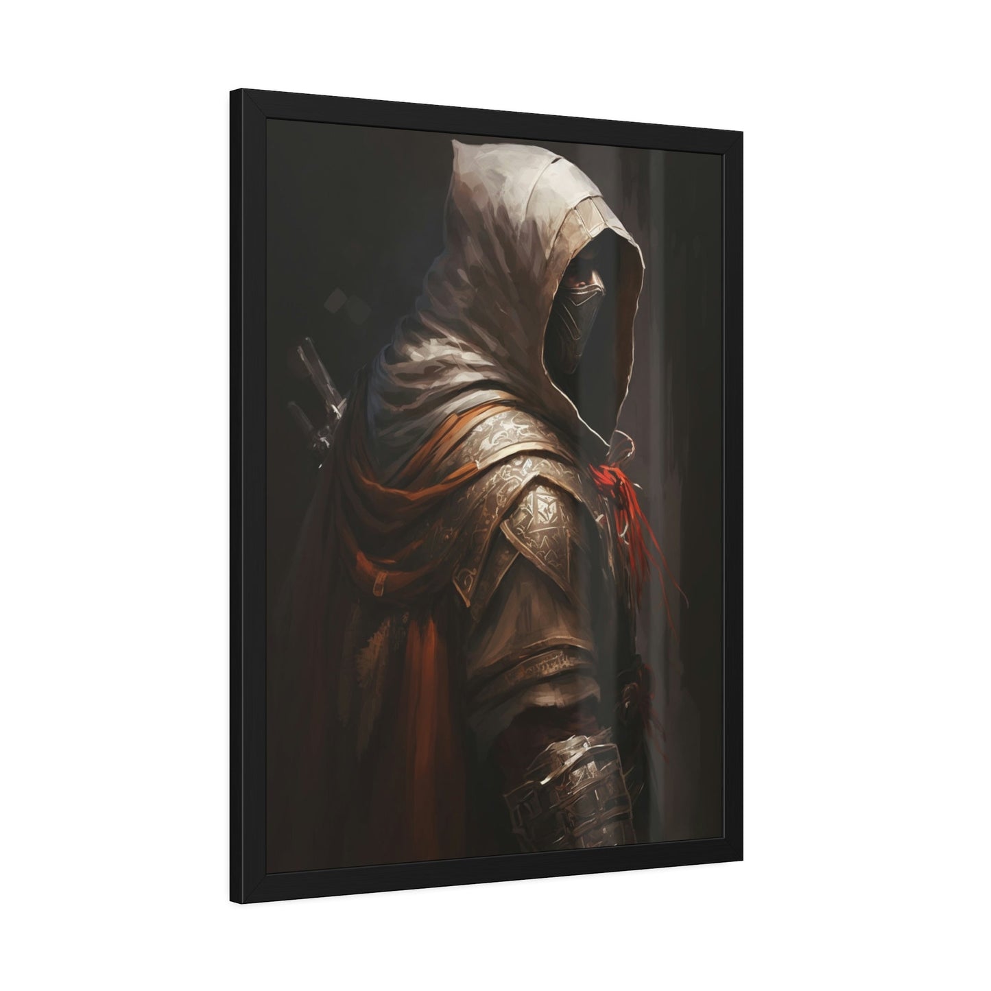 Artistic Interpretation of Assassin's Creed: Print on Canvas for Fans