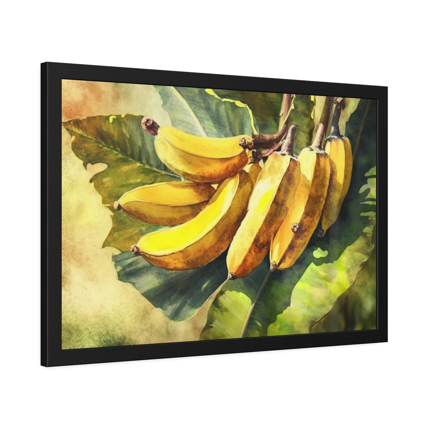 Tropical Oasis: Framed Canvas & Posters of Serene Banana Trees