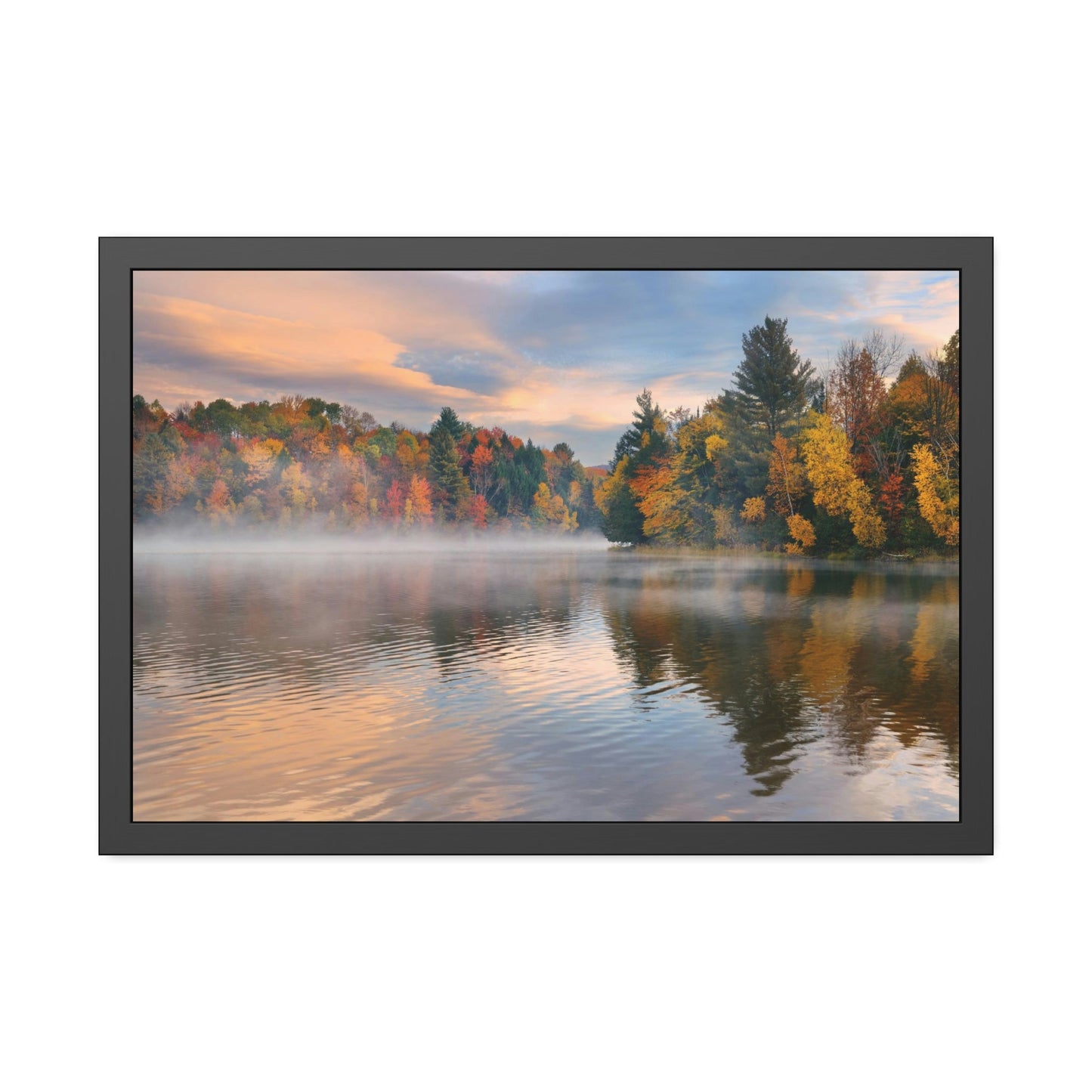 Seasonal Splendor: A Stunning Print on Canvas and Framed Canvas to Celebrate the Colors of Fall